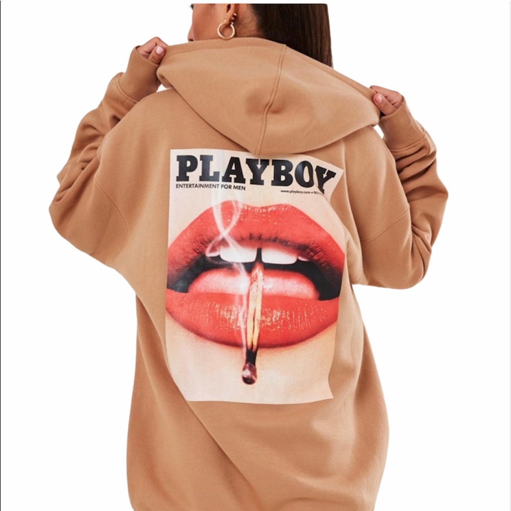 🔄 Playboy Stone Magazine Print Hoodie - Picture 2 of 6